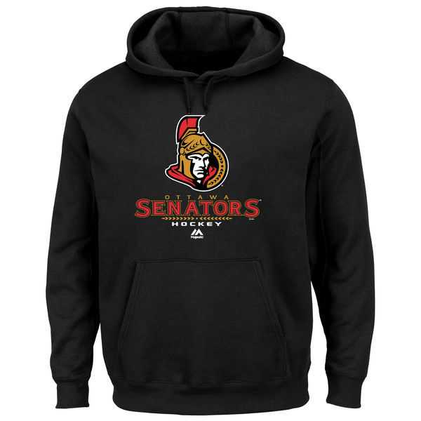 Men's Ottawa Senators Majestic Critical Victory VIII Fleece Hoodie - Black,We sell and wholesale Men's Ottawa Senators Majestic Critical Victory VIII Fleece Hoodie - Black on line form chian!